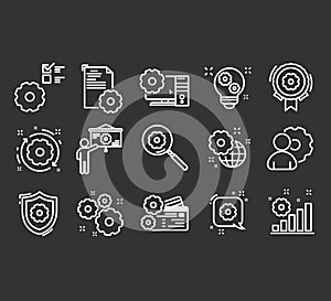 Engineering line icon.